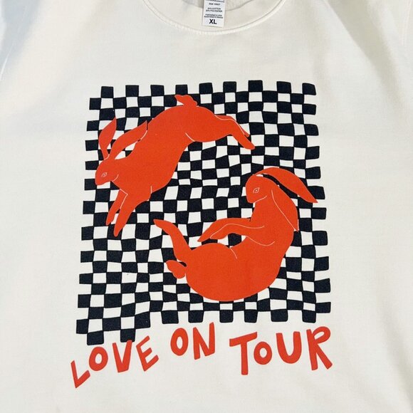 Harry Styles Love On Tour 2021 Crewneck Sweatshirt Size XL On Socal Blanks Tag - Picture 4 of 12